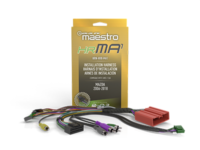 Idatalink Maestro HRN-HRR-MA1 Mazda Plug & Play T-Harness - Lockdown Security