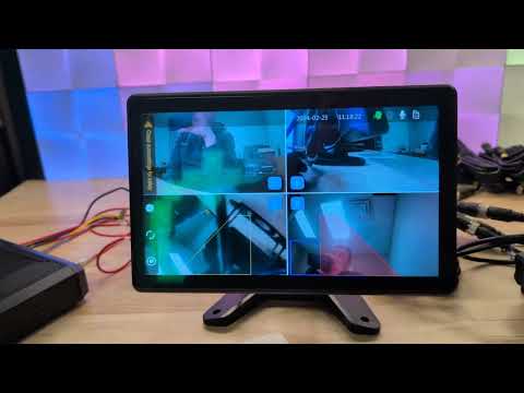 Steelmate C40 Multi Camera Kit with 4 Cameras, 720p (x4) @ 30fps, 10.1" LCD Screen, Voice Control, AI Blind Spot Detection