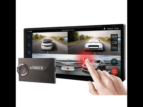 GNET D-FORCE S1 VAN 4CH Dash Camera, 1080p(x4) @ 30fps, 128GB, WiFi, LCD Screen, GPS