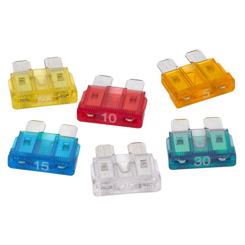 OTC / ATC 12 Volt Car Fuses (3 Amp, 5 Amp, 10 Amp, 15 Amp & 20 Amp) | 5 Pack