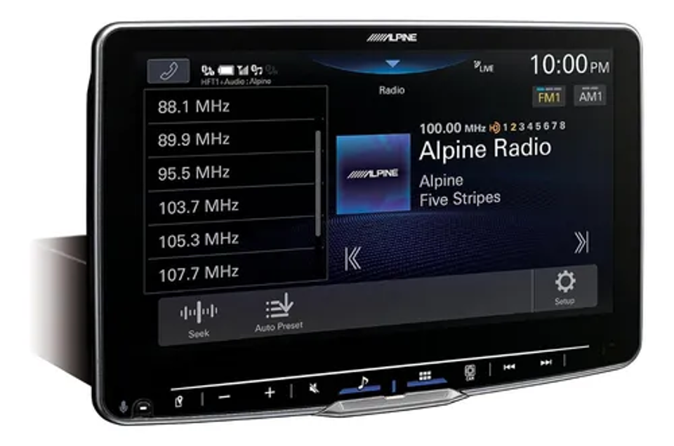 Alpine Halo9 ILX-F509 Multimedia Receiver, 9", Wireless AA & CP, HDMi, Maestro, HD Radio, 4 Volt RCA