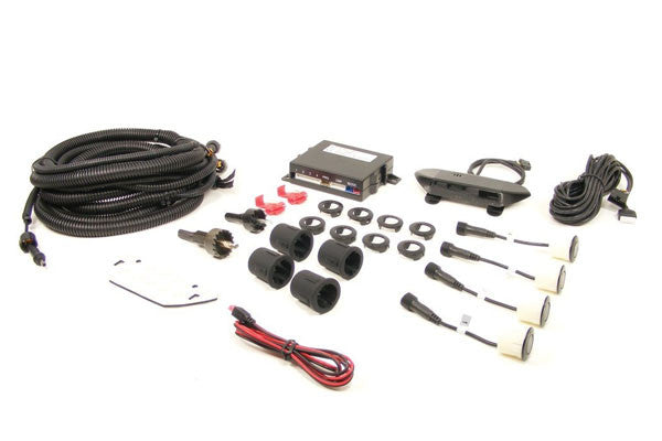 Rostra 2501903BZP 4 Sensor Parking Sensor Kit | Works on Steel Bumpers - Lockdown Security