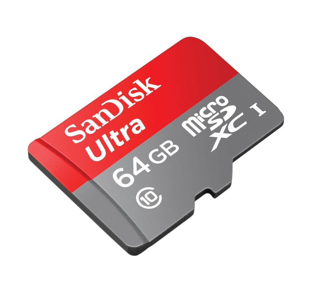 SanDisk Ultra MicroSDXC 64GB U1 Class 10 - Lockdown Security