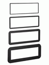 Metra 89-30-0900 Universal Single DIN Trim Kit | 4 Pack - Lockdown Security