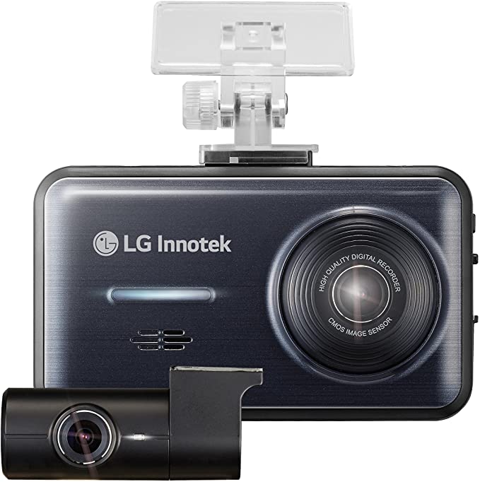 LG Innotek BBDB-FF02E | Front and Rear Dash Camera | 1080p | 32GB Memory Card | LCD Screen - Lockdown Security