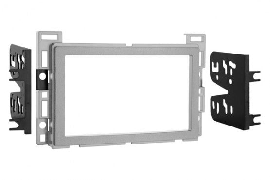 Metra 95-3302S 2005 - 2012  GM Double DIN Dash Kit | SIlver - Lockdown Security