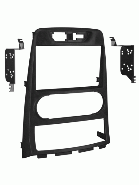 Metra 95-7339B 2010 - 2011 Hyundai Genesis Coupe Black Double DIN Dash Kit | Manual Climate - Lockdown Security