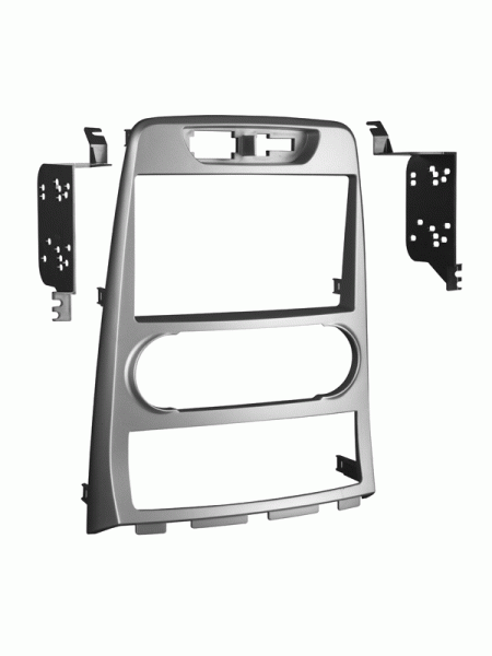 Metra 95-7339S 2010 - 2011 Hyundai Genesis Coupe Silver Double DIN Dash Kit | Manual Climate - Lockdown Security