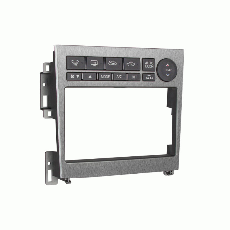 Metra 95-7605A 2005 - 2007 Infiniti G35 Double DIN Dash Kit | Brushed Aluminum - Lockdown Security