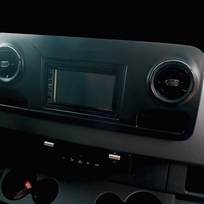 Metra 95-8731 2019-Up Mercedes Benz Sprinter/non-touchscreen Double DIN Mounting Kit - Lockdown Security