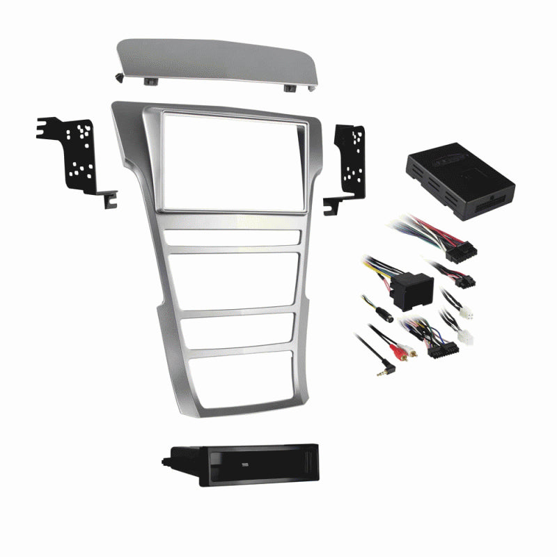 Metra 99-3018S Cadillac CTS 2008-2014 Double and Single Din Dash Kit | Silver - Lockdown Security