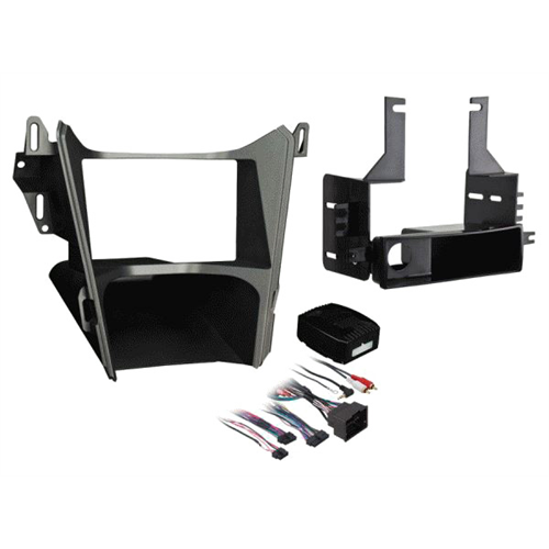 Metra 99-3307G 2010 - 2015 Chevrolet Equinox Single and Double DIN Dash Kit with Interface - Lockdown Security