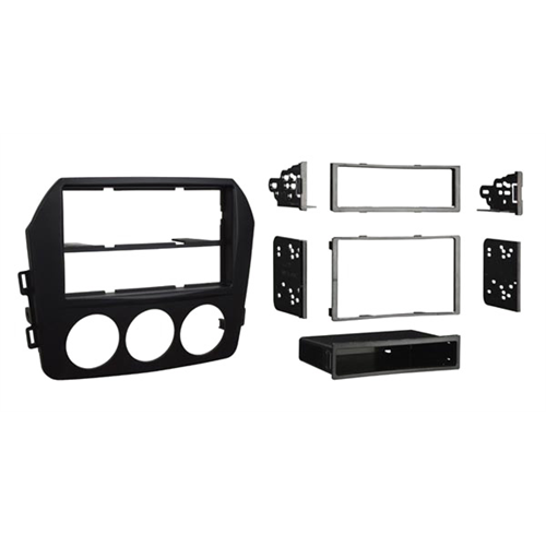 Metra 99-7519B 2009 - 2015 Mazda MX-5 Miata Single and Double DIN Dash Kit - Lockdown Security