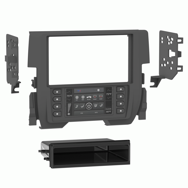 Honda Civic 2002 2003 2004 2005 Single Double DIN Stereo Harness Radio Install Dash Kit Sc2 Radiokit2139 Honda Civic 2002 2003 2004 2005 Single Double DIN Stereo Harness Radio Install Dash Kit Sc2 Radiokit2139