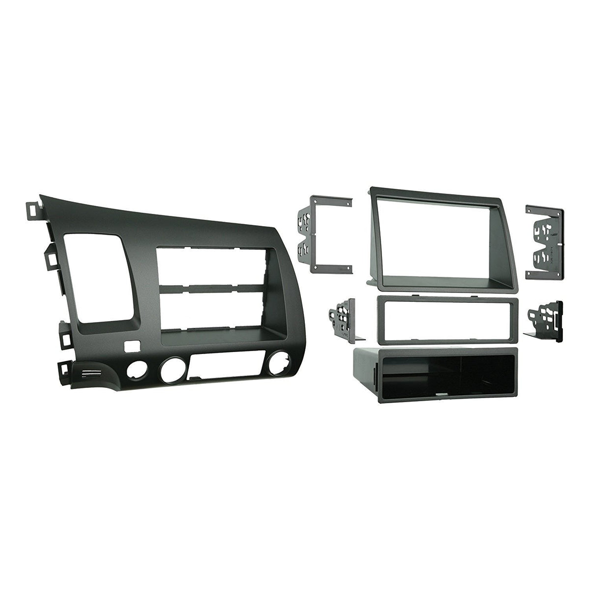 Metra 99-7871 Honda Civic Dark Charcoal Double DIN/Single DIN Dash Kit - Lockdown Security