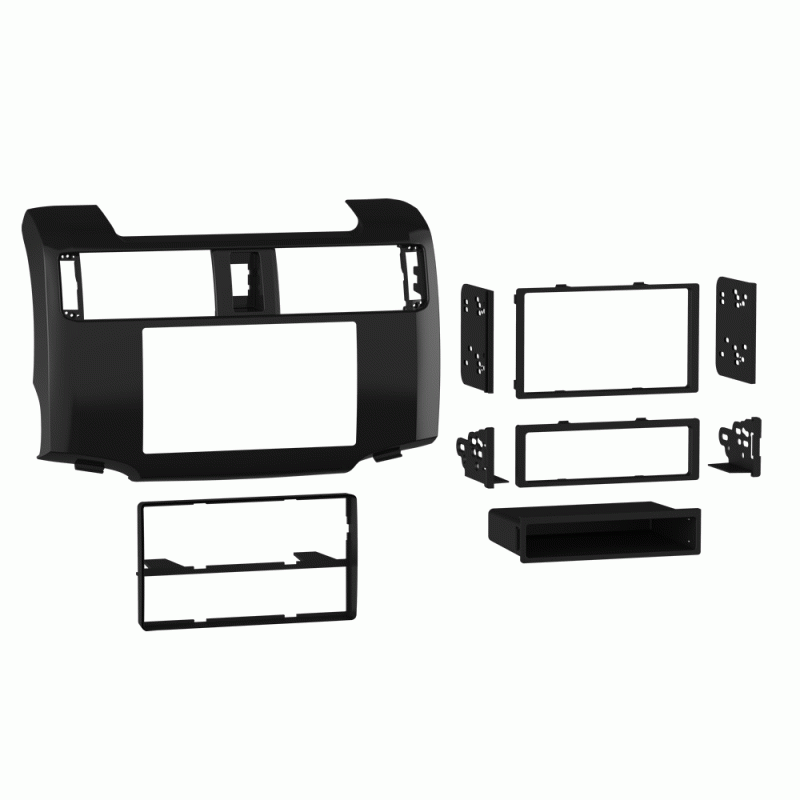 Metra 99-8227CHG 2010 - Up Toyota 4Runner Single and Double DIN Dash Kit - Lockdown Security