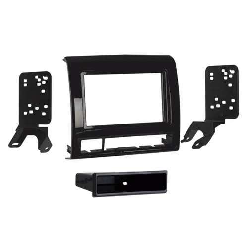Metra 99-8235CHG 2012-2015 Toyota Tacoma Double DIN Dash Kit | Charcoal High Gloss - Lockdown Security