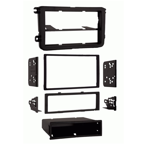 Metra 99-9011 Volkswagen 2005-2009 VW Double DIN and Single DIN Dash Kit - Lockdown Security