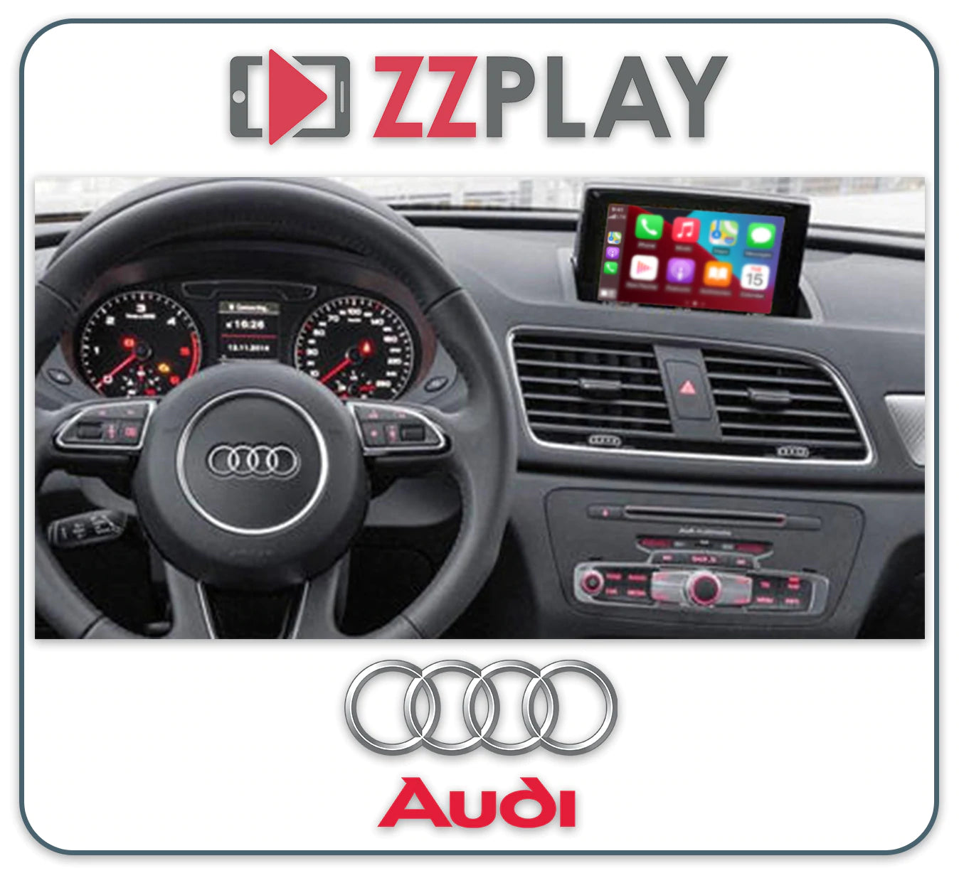 ZZ-2 IT3-MMI3G-Q3N Wireless CarPlay and Android Auto Interface | With-NAV - Lockdown Security