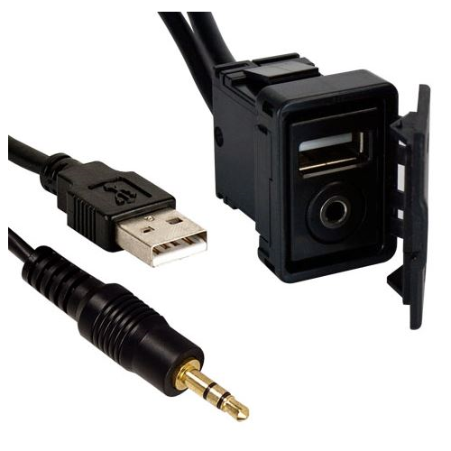 Accele USB2HDMI35 Dual USB/HDMI/AUX Extension Cable