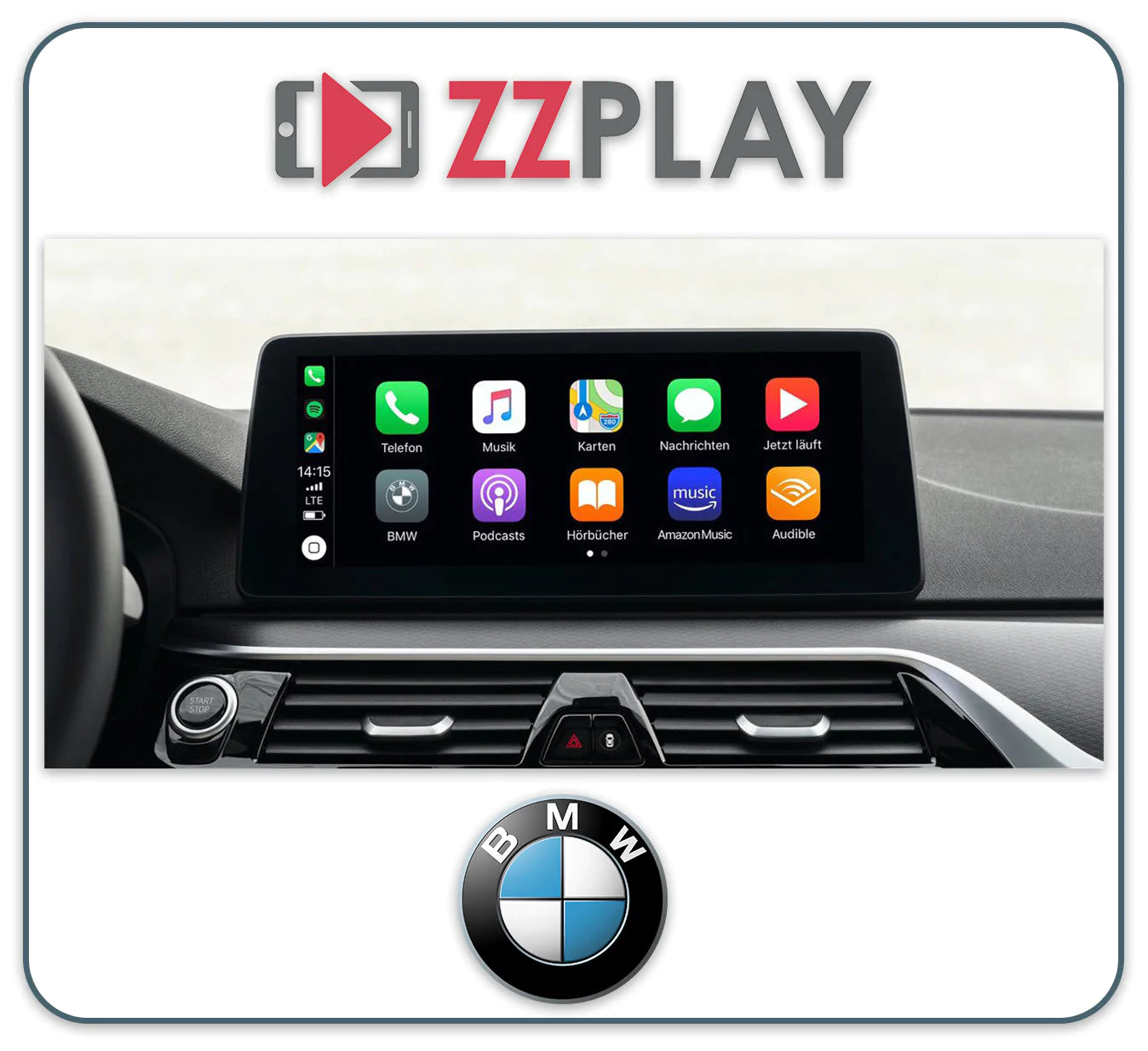 ZZ-2 IT3-NBT Wireless CarPlay and Android Auto Interface - Lockdown Security