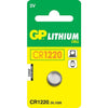 GP Batteries CR1220 3 Volt Battery (single) - Lockdown Security