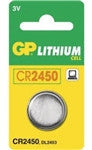 GP Batteries CR2450 3 Volt Battery (single) - Lockdown Security
