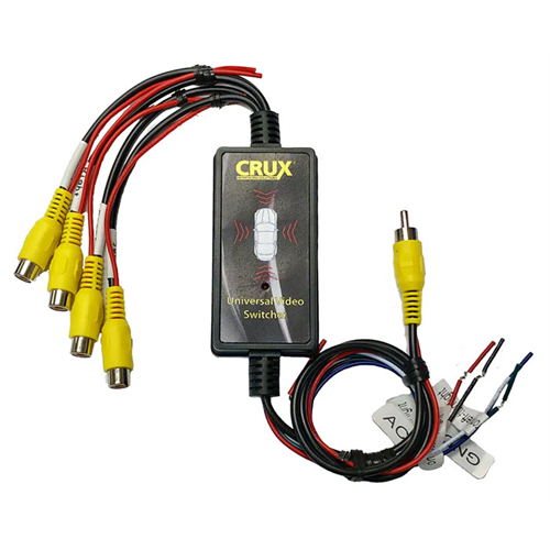 CRUX CSS-41 Video Switcher with Turn Signal Triggers and Wireless Remote Control - Lockdown Security