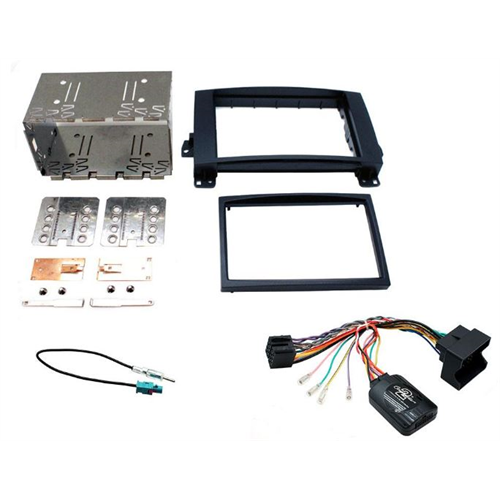 Connects2 CTKMB12 2004 - 2012 Mercedes Benz Double DIN Dash Kit | Full Installation Kit with Interface and Antenna Adapter - Lockdown Security
