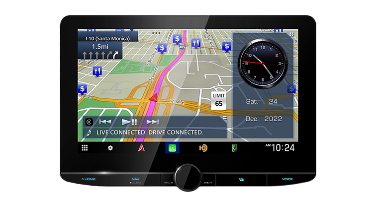 Kenwood Excelon DNR1007XR GPS Navigation Receiver, 10.1", Garmin, Wireless AA & CP, HDMi, Maestro, 5 Volt RCA, 2 Year Warranty - Lockdown Security