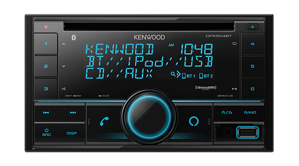 Kenwood DPX505BT Car Stereo, CD, Bluetooth, Front USB, Variable