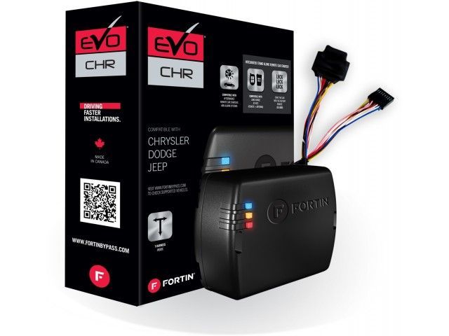 Fortin EVO-CHRT5 Plug and Play Remote Starter for Chrysler/Dodge/Jeep | KEY Start Vehicles Only - Lockdown Security