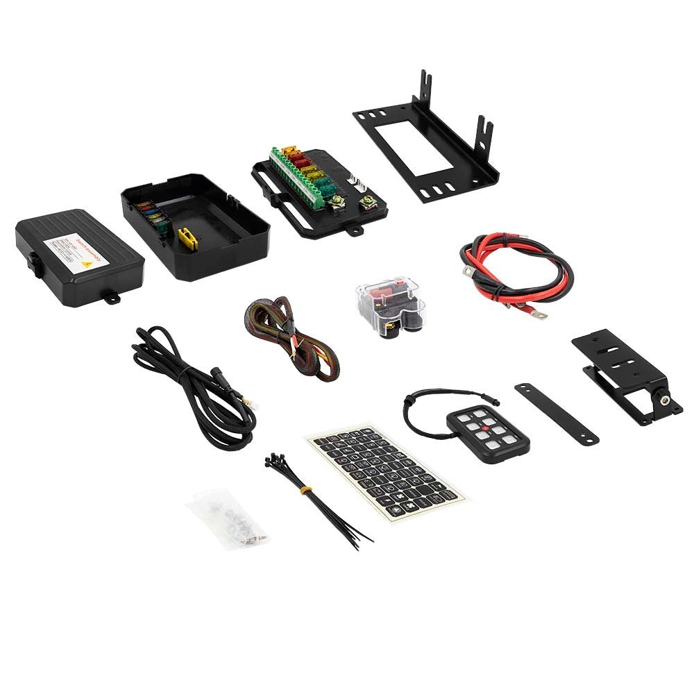 Heise HE-SWP8 Universal 8 Gang Switch Panel System - Lockdown Security