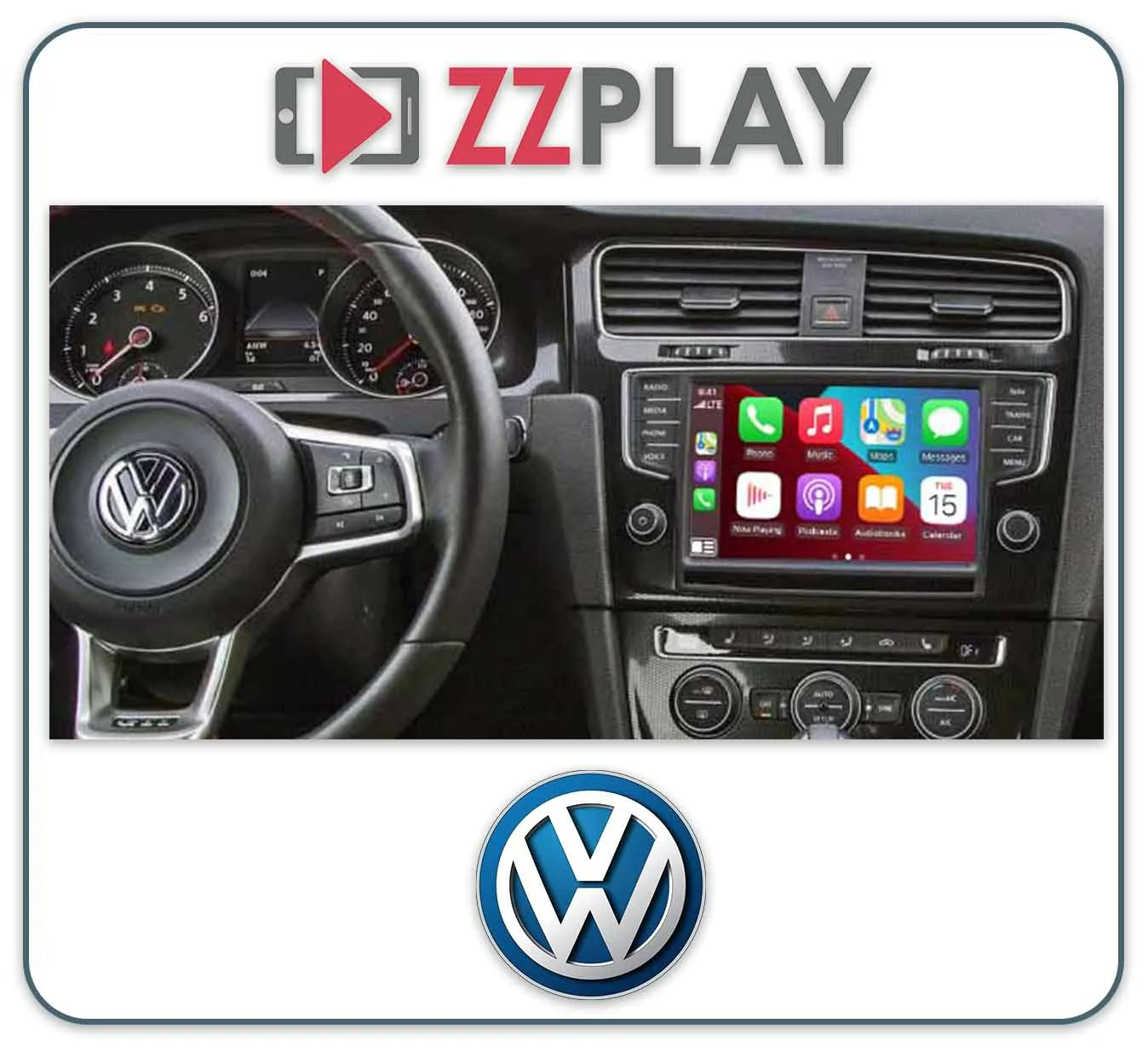 ZZ-2 IT3-MQB Wireless CarPlay and Android Auto Interface - Lockdown Security