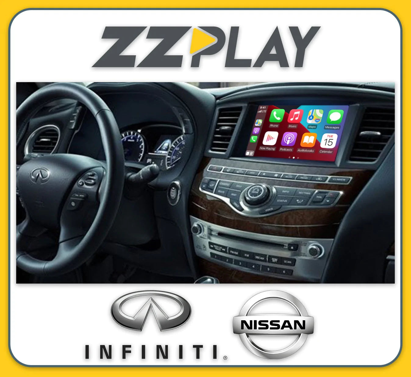 ZZ-2 ITZ-INF-B Wireless CarPlay and Android Auto Interface - Lockdown Security