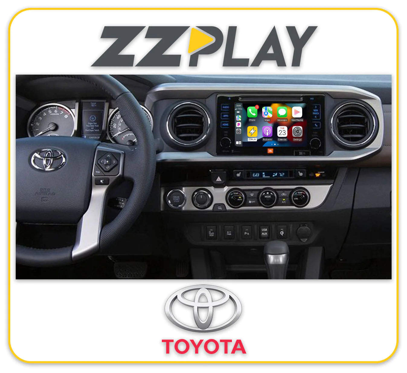 ZZ-2 ITZ-TOY Wireless CarPlay and Android Auto Interface | Toyota - Lockdown Security