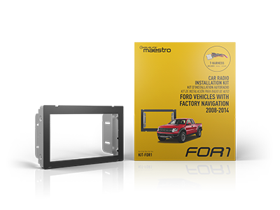 iDatalink Maestro KIT-FOR1 2008 - 2014 Ford Modular Navigation Platform Double DIN Dash Kit - Lockdown Security