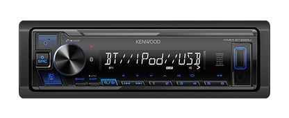 Kenwood KMM-BT228U Digital Media Receiver with Bluetooth - Lockdown Security