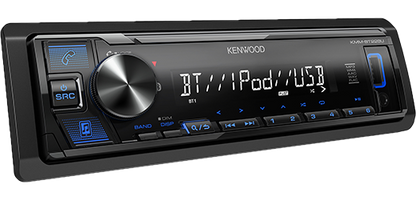 Kenwood KMM-BT228U Digital Media Receiver with Bluetooth - Lockdown Security