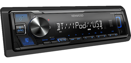 Kenwood KMM-BT228U Digital Media Receiver with Bluetooth - Lockdown Security