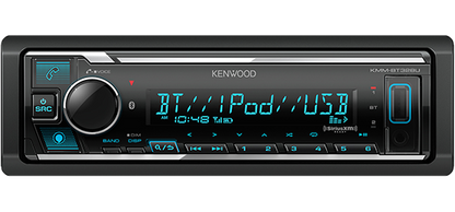 Kenwood KMM-BT328U Digital Media Receiver with Bluetooth - Lockdown Security