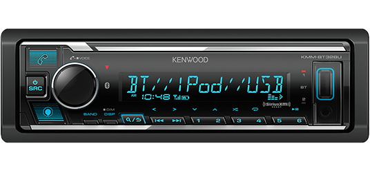 Kenwood KMM-BT328U Digital Media Receiver with Bluetooth - Lockdown Security