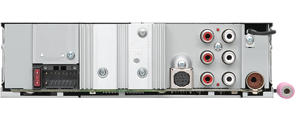 Kenwood KMM-BT328U Digital Media Receiver with Bluetooth - Lockdown Security