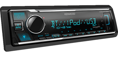 Kenwood KMM-BT328U Digital Media Receiver with Bluetooth - Lockdown Security