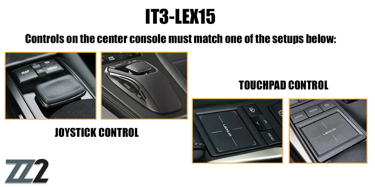 ZZ-2 IT3-LEX15 Wireless CarPlay and Android Auto Interface - Lockdown Security