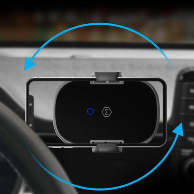 Mighty Mount M564DV Auto Grip Dash & Vent Mount Wireless Phone Charger - Lockdown Security