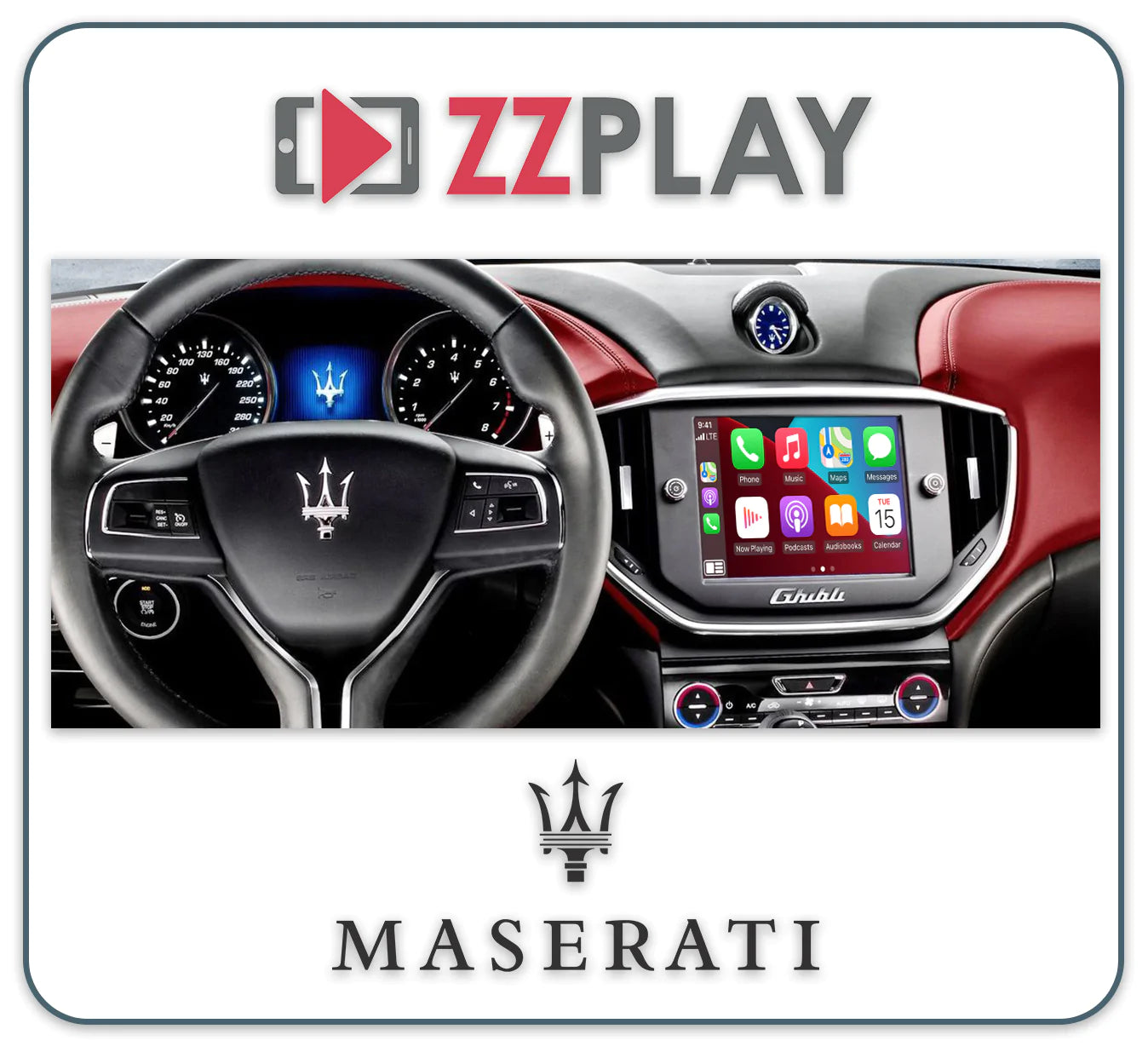 ZZ-2 IT2-MAS-QTG Wireless CarPlay and Android Auto Interface - Lockdown Security