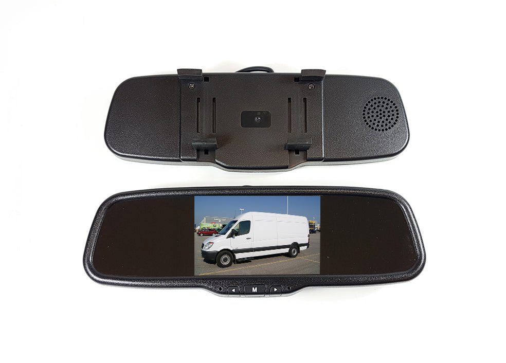 Auto-i MC5000 5" Clip-On LCD Smart Mirror - Lockdown Security