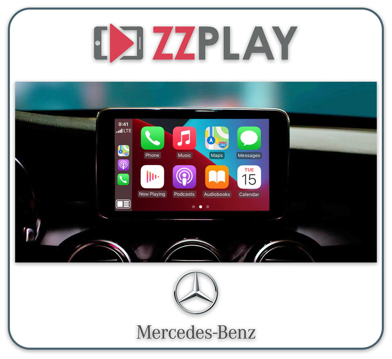 ZZ-2 IT3-NTG5 Wireless CarPlay and Android Auto Interface | Mercedes Benz/Aston Martin - Lockdown Security
