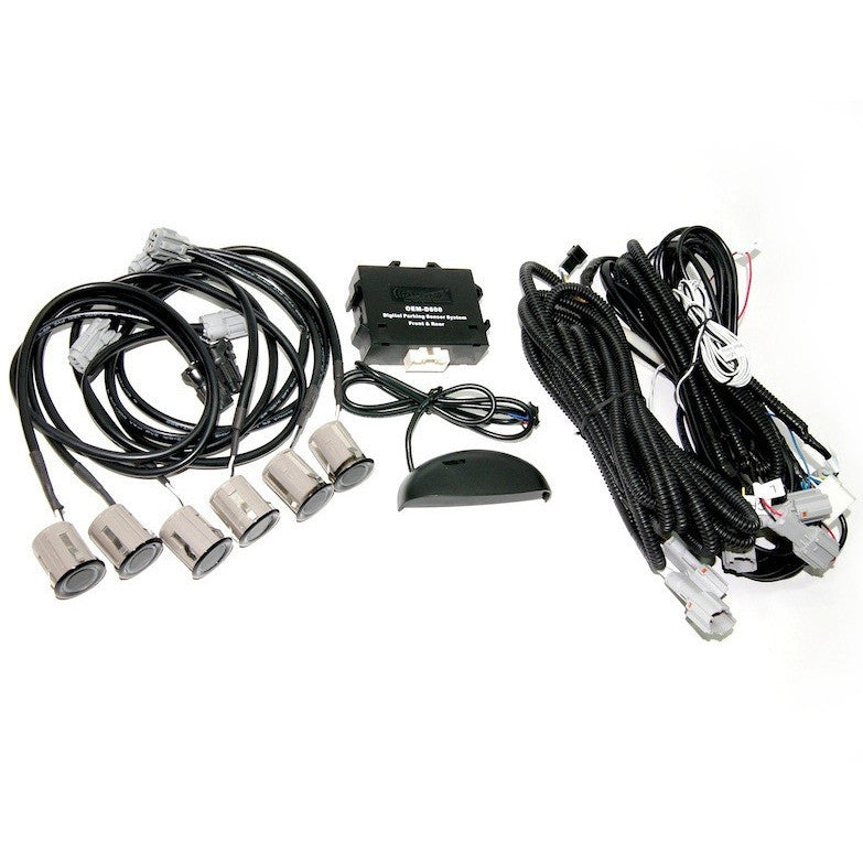 Auto-i OEM-D6000 6 Sensor Front and Rear Parking Sensor Kit - Lockdown Security